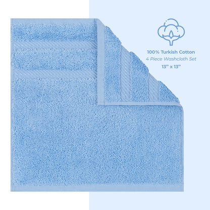 Set di 4 asciugamani American Soft Linen Premium 100% cotone