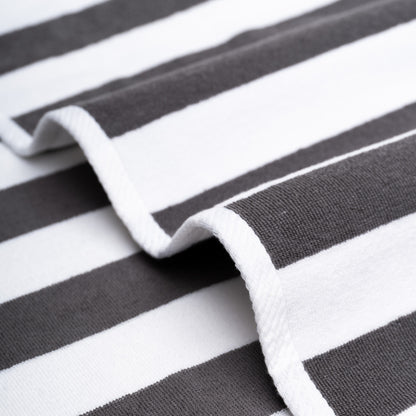 American Soft Linen, teli mare 100% cotone, confezione da 4, teli piscina a righe Cabana 30 x 60 cm