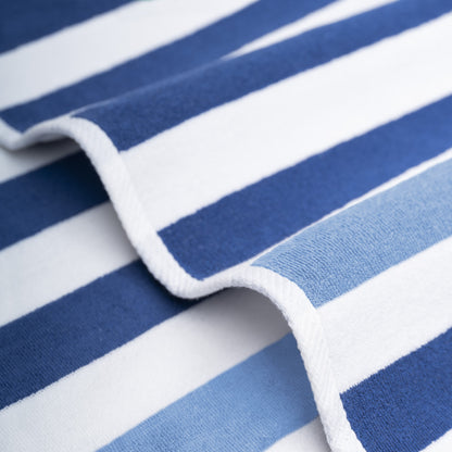 American Soft Linen, teli mare 100% cotone, confezione da 4, teli piscina a righe Cabana 30 x 60 cm