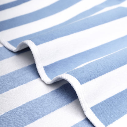 American Soft Linen, teli mare 100% cotone, confezione da 4, teli piscina a righe Cabana 30 x 60 cm