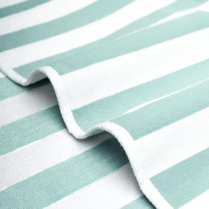 American Soft Linen, teli mare 100% cotone, confezione da 4, teli piscina a righe Cabana 30 x 60 cm