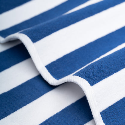 American Soft Linen, teli mare 100% cotone, confezione da 4, teli piscina a righe Cabana 30 x 60 cm