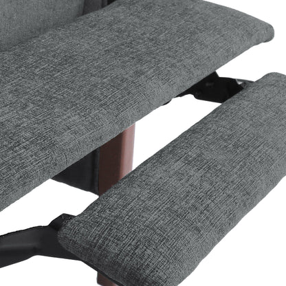 Poltrona reclinabile con schienale a spinta Anaura Channel Stitch di Christopher Knight Home