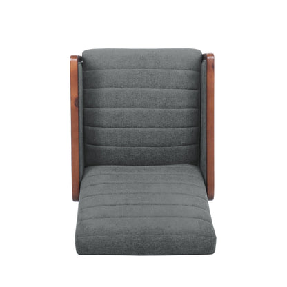 Poltrona reclinabile con schienale a spinta Anaura Channel Stitch di Christopher Knight Home