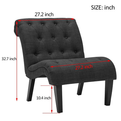Divano chaise longue imbottito, poltrona decorativa per camera da letto, soggiorno