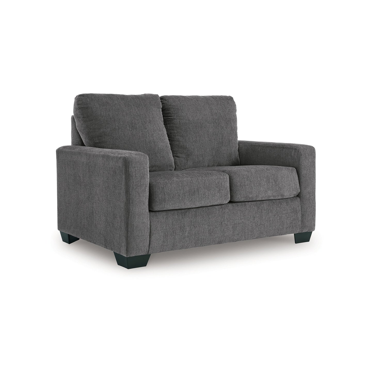 Divano letto Anise con letto estraibile singolo, poliestere grigio peltro