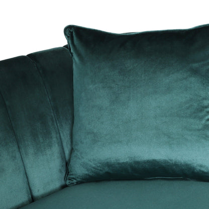 Divano a 3 posti in velluto contemporaneo Ansonia di Christopher Knight Home