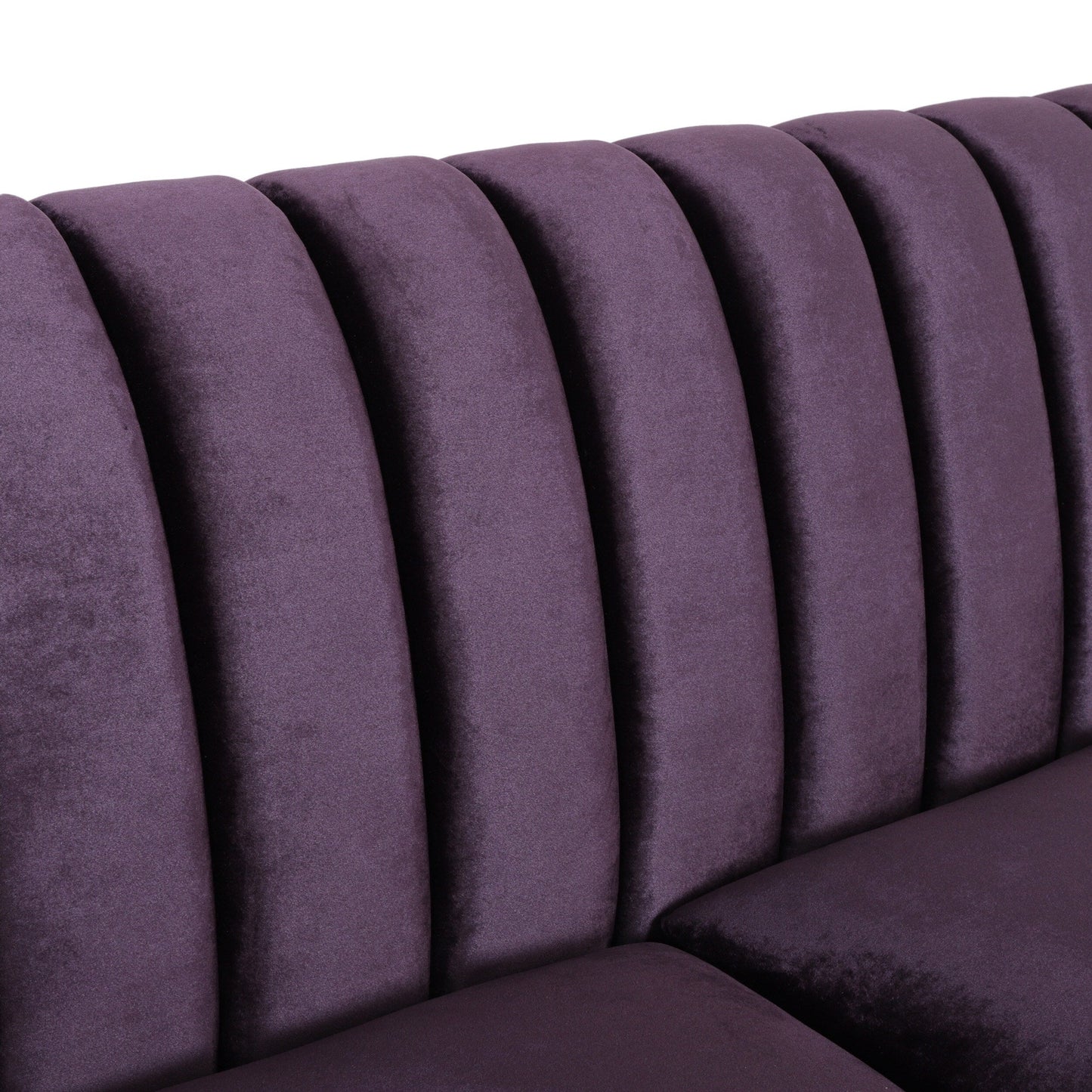 Divano a 3 posti in velluto contemporaneo Ansonia di Christopher Knight Home