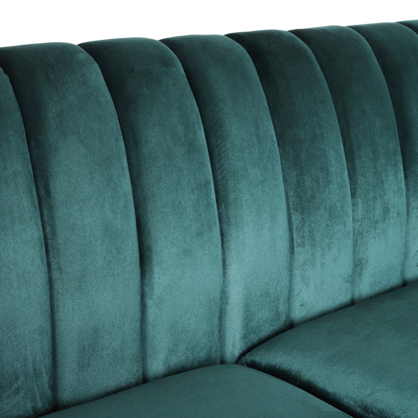 Divano a 3 posti in velluto contemporaneo Ansonia di Christopher Knight Home