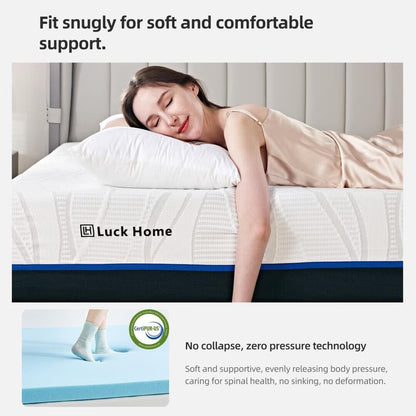 Materasso in memory foam antibatterico in tessuto a maglia 10