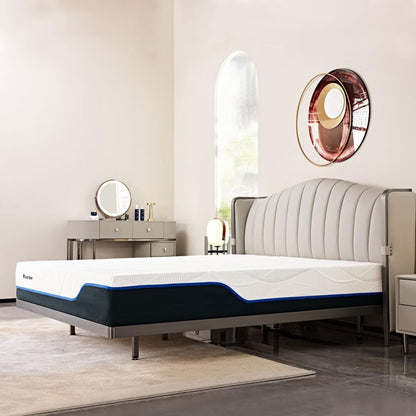Materasso in memory foam antibatterico in tessuto a maglia 10