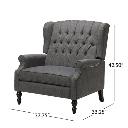 Poltrona reclinabile con schienale alto imbottito Apaloosa di Christopher Knight Home