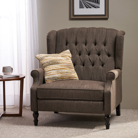 Poltrona reclinabile con schienale alto imbottito Apaloosa di Christopher Knight Home