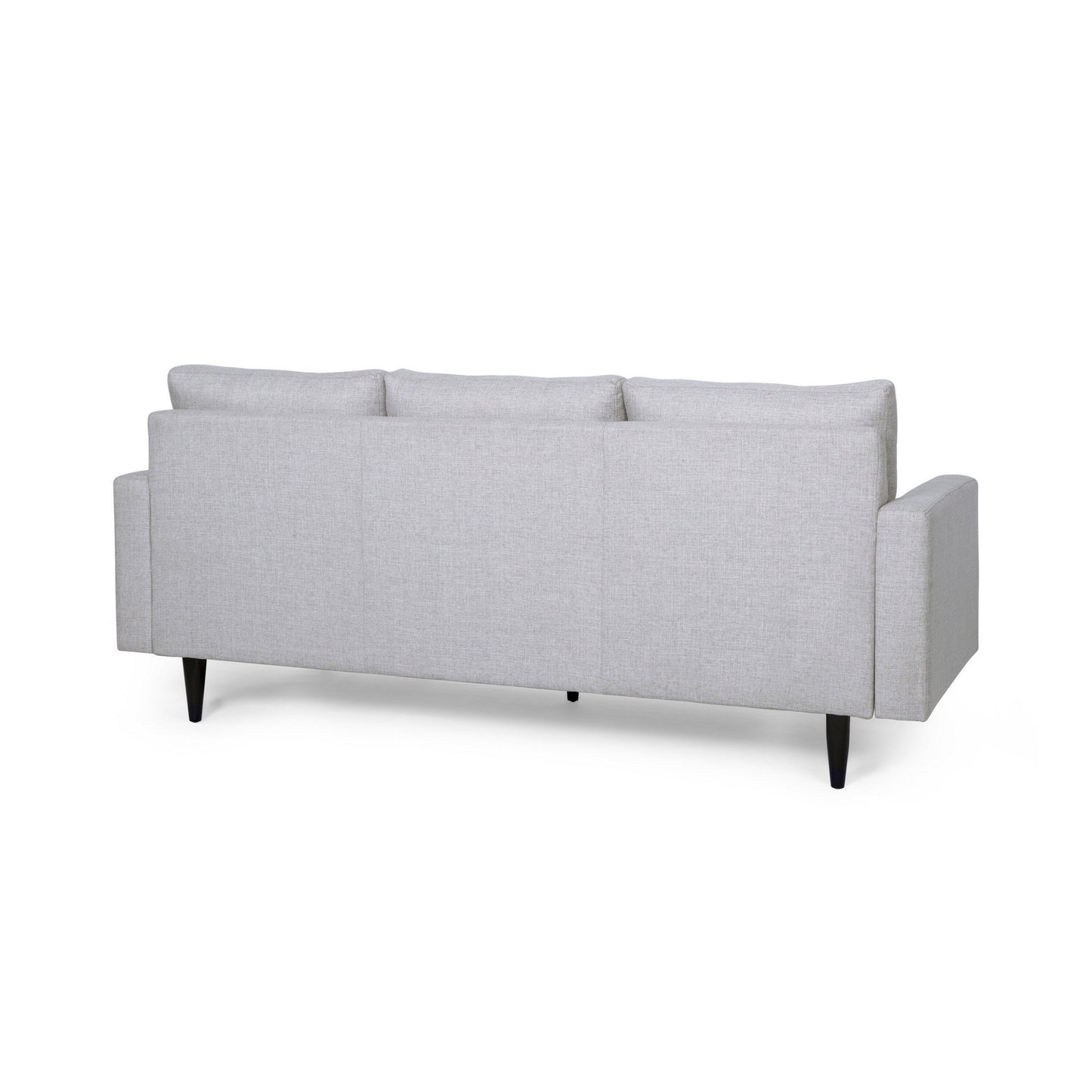 Divano Apex, 3 posti, 83 pollici, moderno, capitonné, tessuto beige