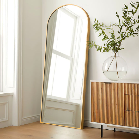 Specchio ad arco moderno a figura intera