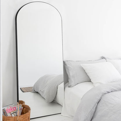 Specchio ad arco moderno a figura intera