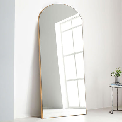 Specchio ad arco moderno a figura intera