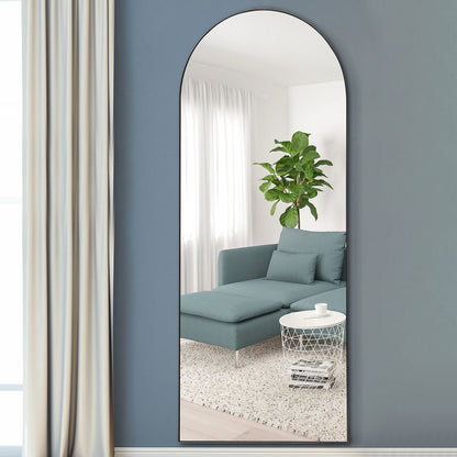 Specchio ad arco moderno a figura intera