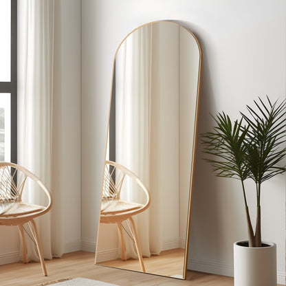 Specchio ad arco moderno a figura intera