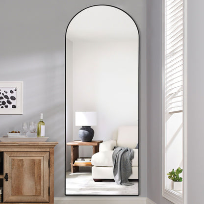 Specchio ad arco moderno a figura intera