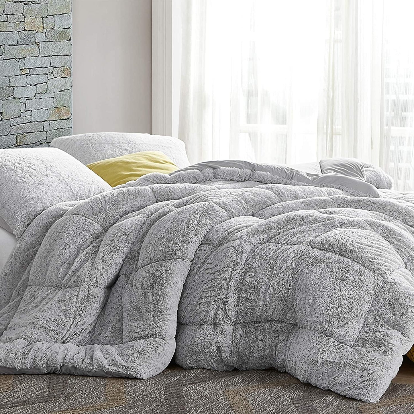 Stai scherzando? Bare - Piumino oversize Coma Inducer® - Grigio Antartide