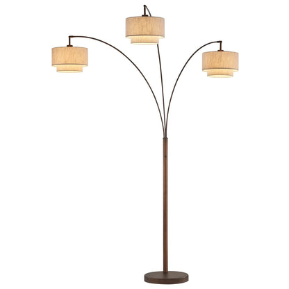 Lampada da terra a LED in bronzo antico Artiva Lumiere III Arc
