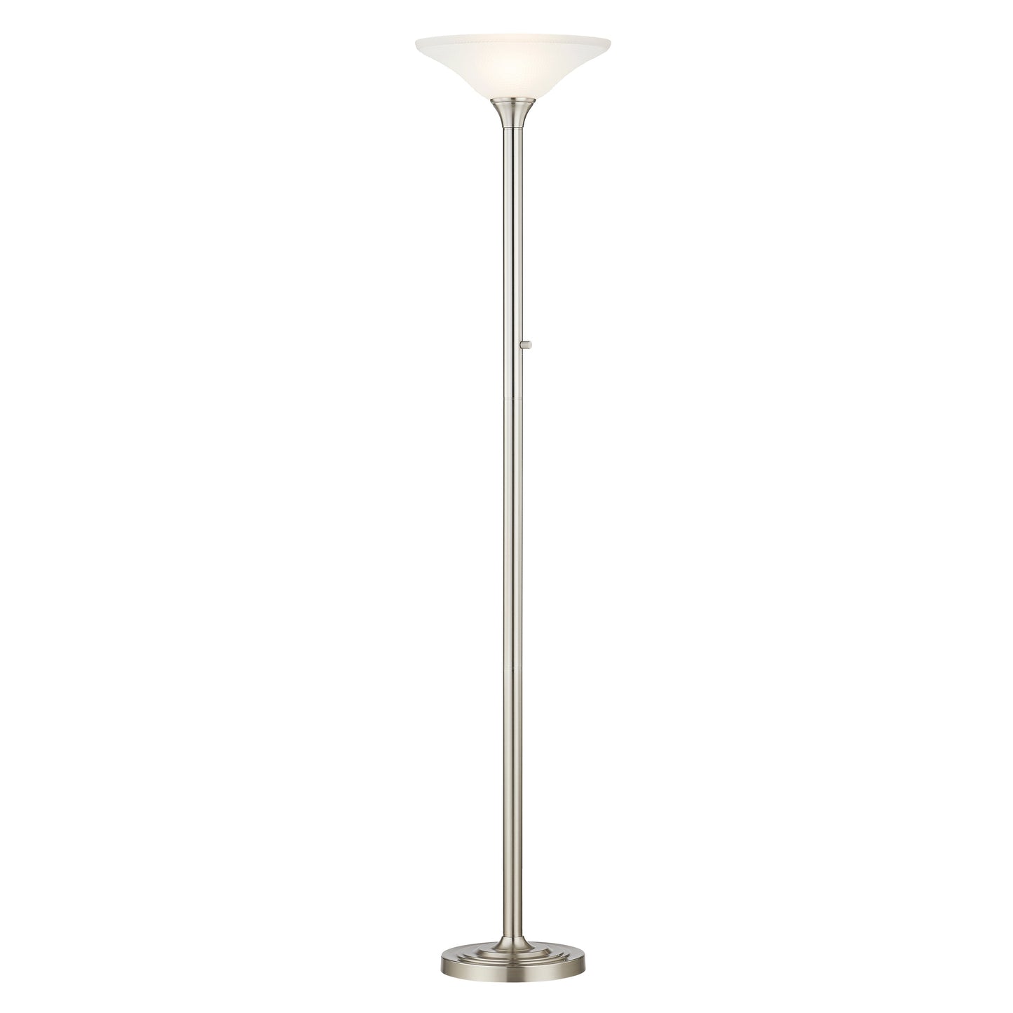 Lampada da terra Artiva USA 71 LED Torchiere con paralumi in vetro martellato - 71