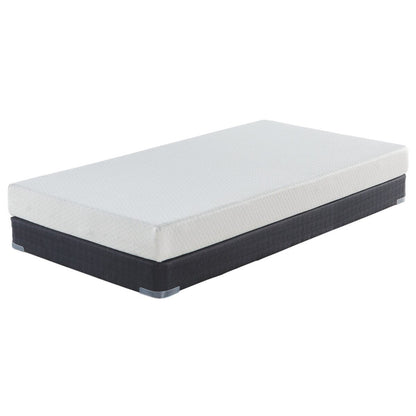 Ashley Furniture Signature Design - Materasso matrimoniale in schiuma Chime da 6 pollici - Letto in una scatola - Bianco