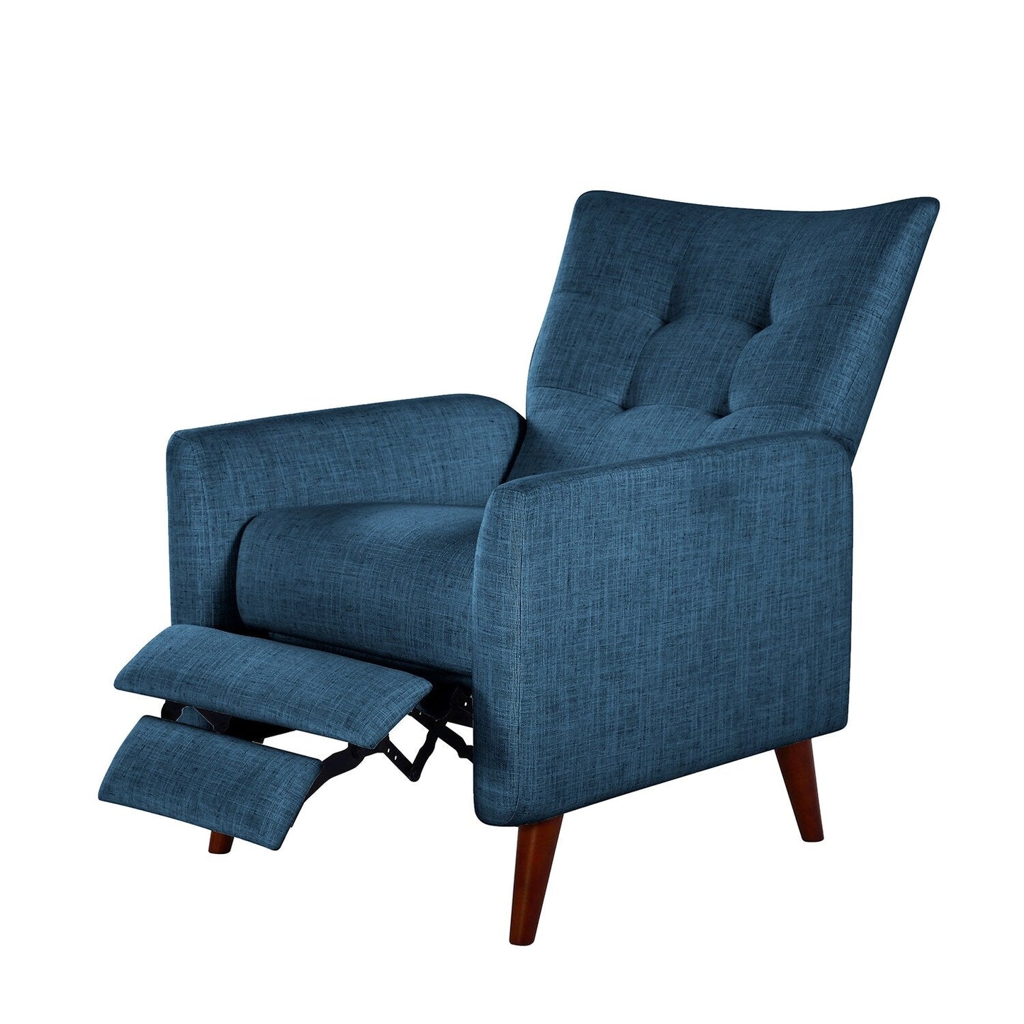 Poltrona reclinabile manuale Aurora Comfy con base in legno