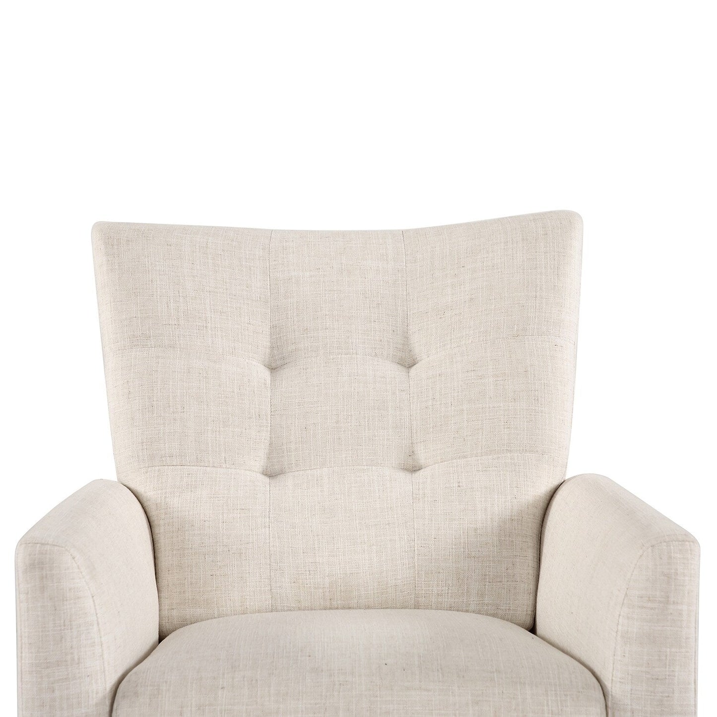 Poltrona reclinabile manuale Aurora Comfy con base in legno