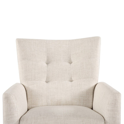 Poltrona reclinabile manuale Aurora Comfy con base in legno