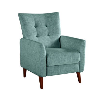 Poltrona reclinabile manuale Aurora Comfy con base in legno