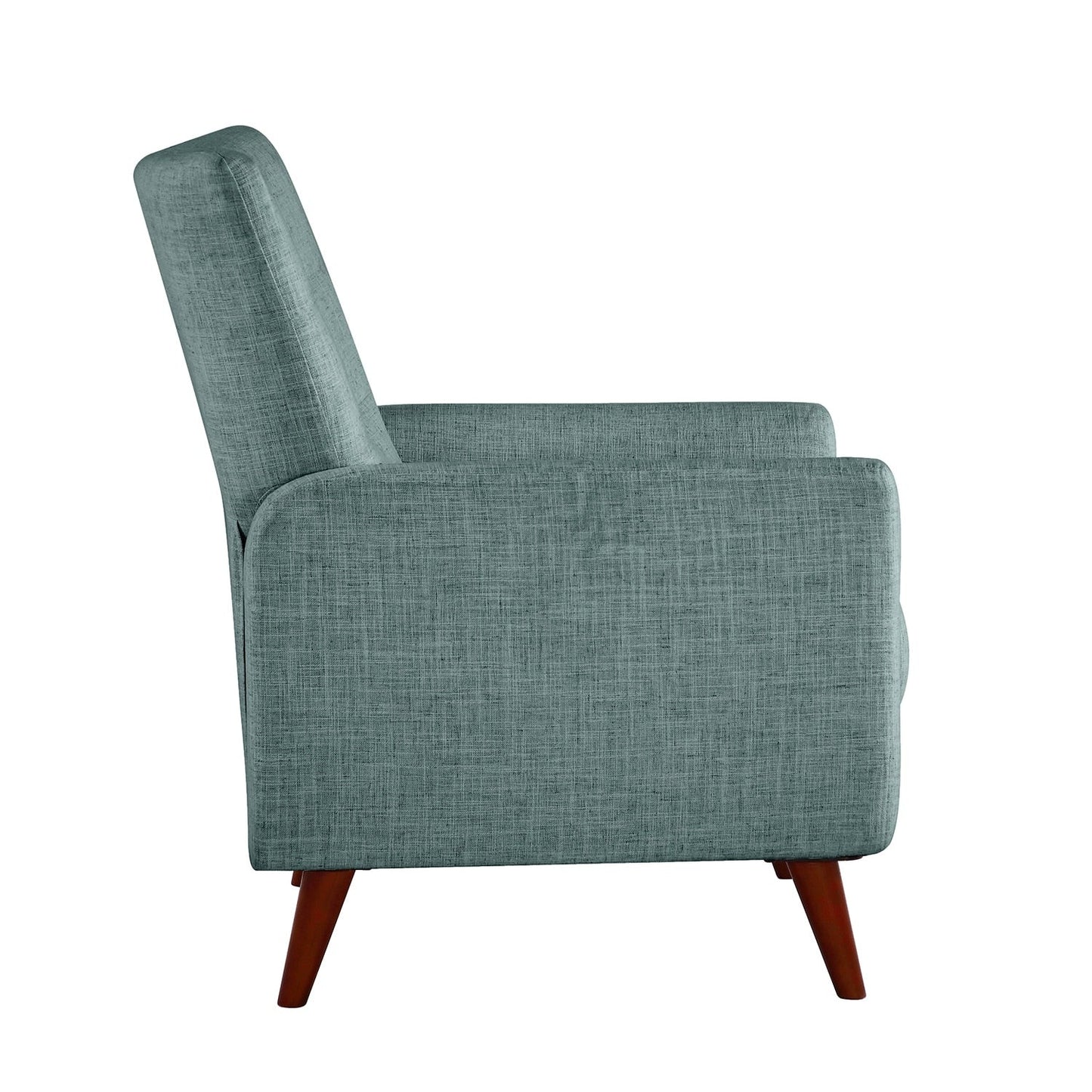 Poltrona reclinabile manuale Aurora Comfy con base in legno