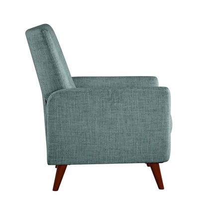 Poltrona reclinabile manuale Aurora Comfy con base in legno