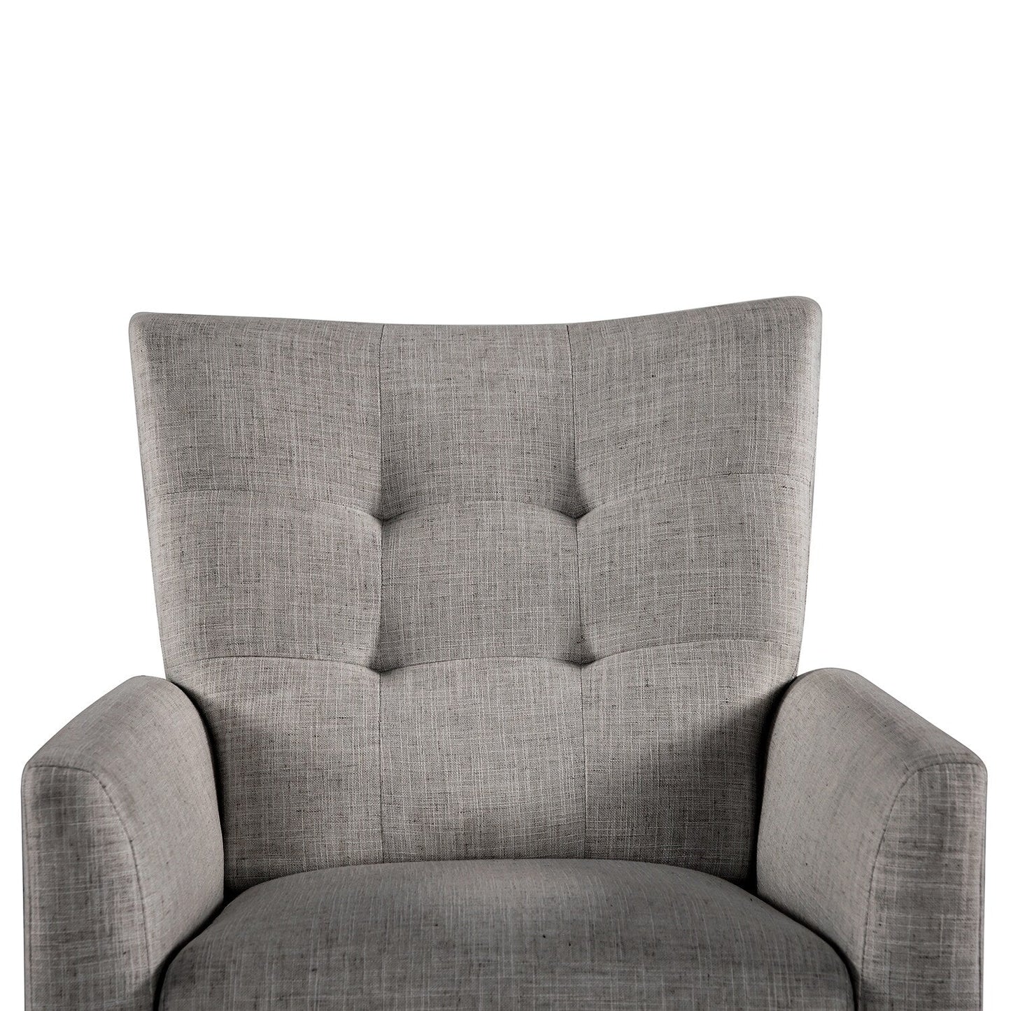 Poltrona reclinabile manuale Aurora Comfy con base in legno
