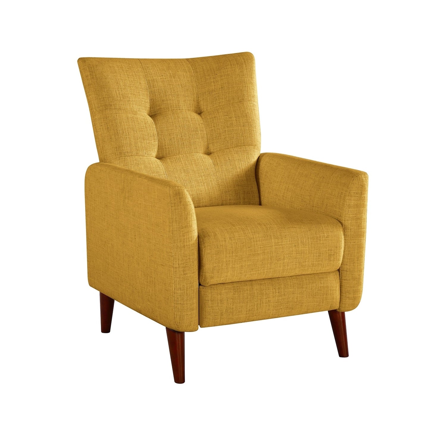 Poltrona reclinabile manuale Aurora Comfy con base in legno