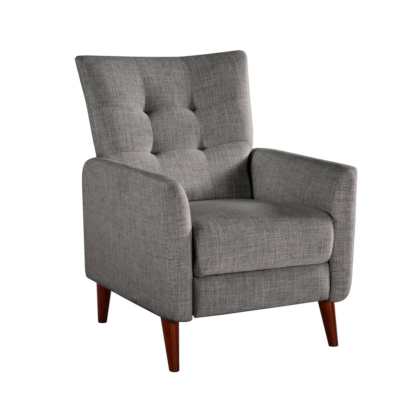 Poltrona reclinabile manuale Aurora Comfy con base in legno