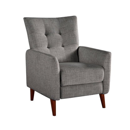 Poltrona reclinabile manuale Aurora Comfy con base in legno