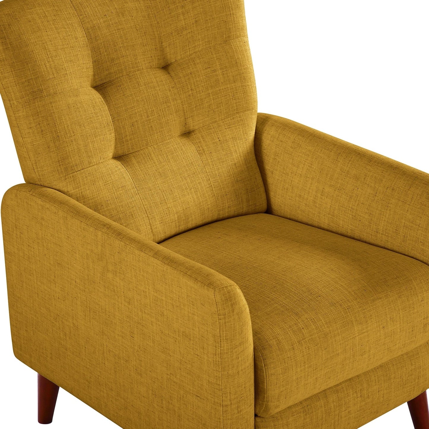 Poltrona reclinabile manuale Aurora Comfy con base in legno