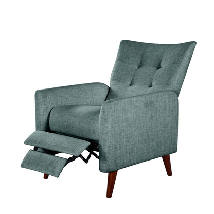 Poltrona reclinabile manuale Aurora Comfy con base in legno