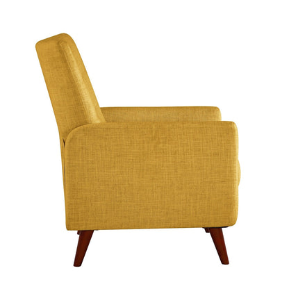 Poltrona reclinabile manuale Aurora Comfy con base in legno