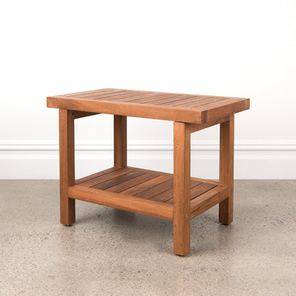 Tavolo/panca da doccia in teak indonesiano Aurora Home