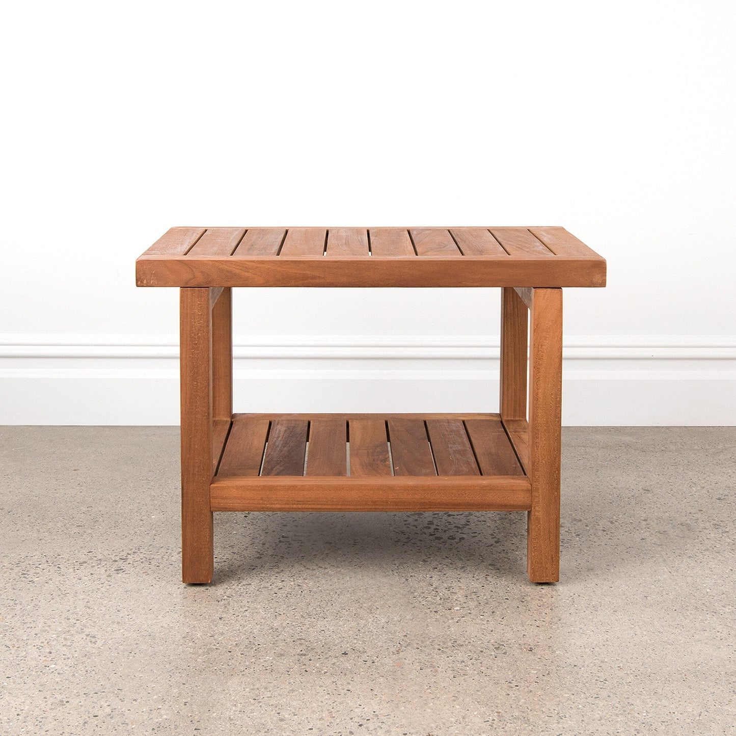 Tavolo/panca da doccia in teak indonesiano Aurora Home
