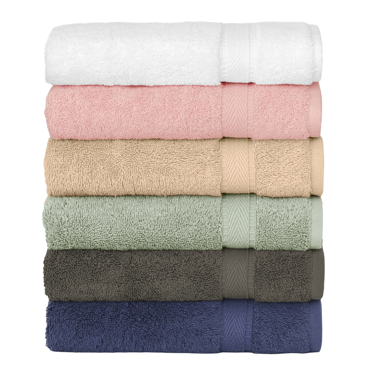 Autentici asciugamani da bagno in cotone turco per hotel e spa (set da 4)