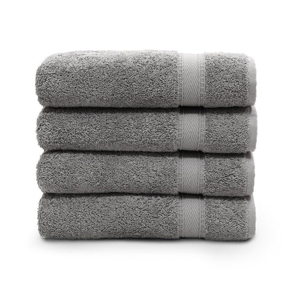Autentici asciugamani da bagno in cotone turco per hotel e spa (set da 4)