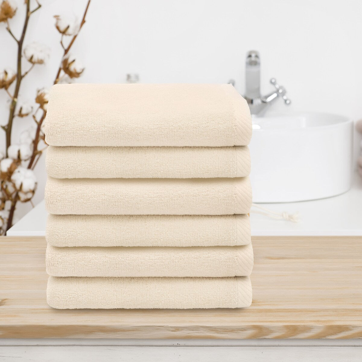 Autentici asciugamani Ediree in cotone turco al 100% per hotel e spa - Set da 6