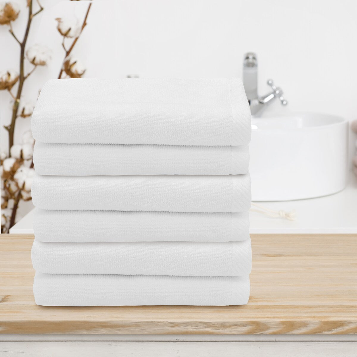 Autentici asciugamani Ediree in cotone turco al 100% per hotel e spa - Set da 6