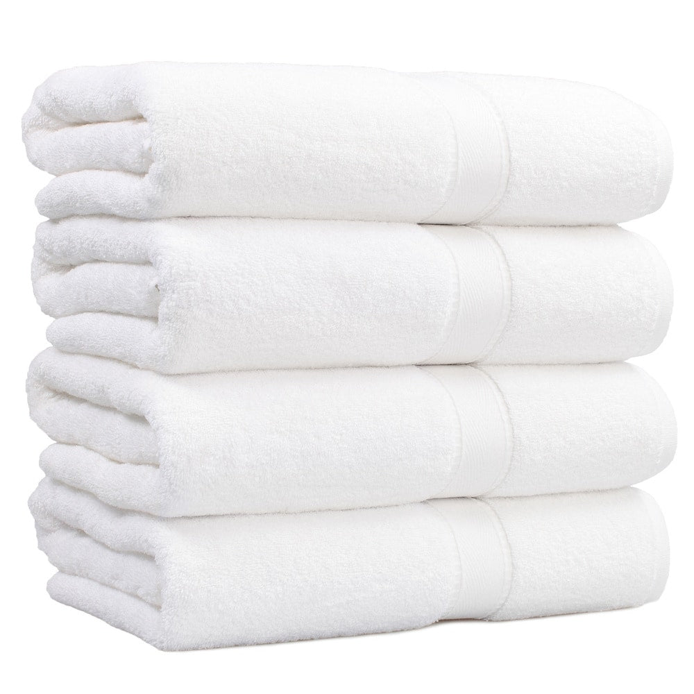 Autentici asciugamani da bagno in cotone turco per hotel e spa (set da 4)