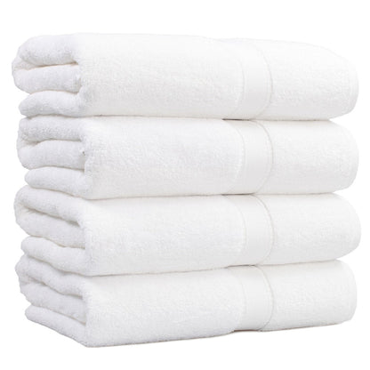 Autentici asciugamani da bagno in cotone turco per hotel e spa (set da 4)