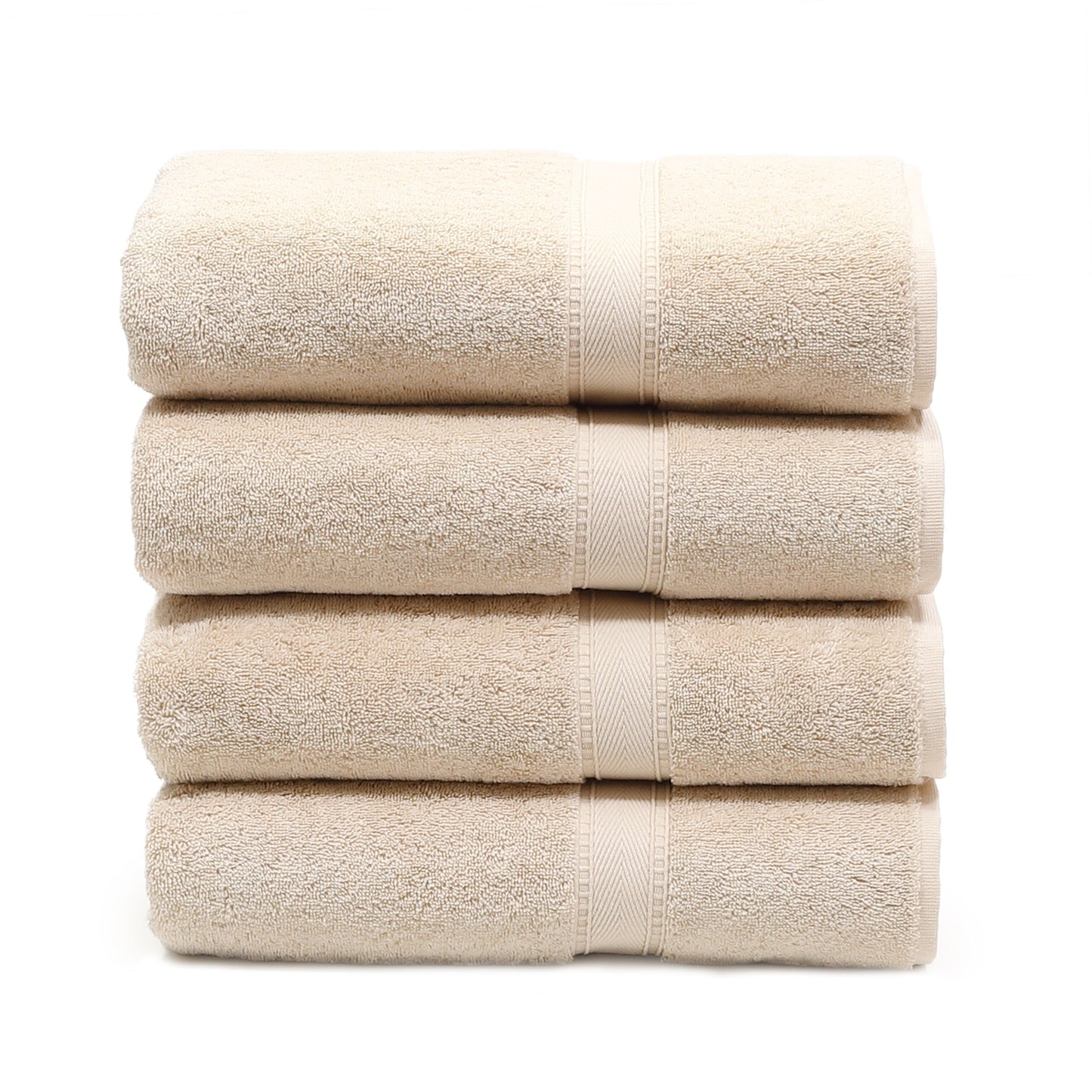 Autentici asciugamani da bagno in cotone turco per hotel e spa (set da 4)